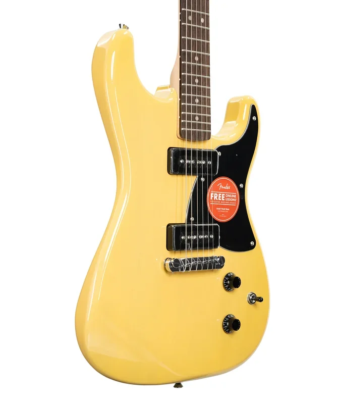 Squier Paranormal Strat-O-Sonic, Laurel Fingerboard, Black Pickguard – Vintage Blonde