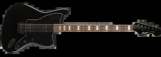 Squier Vintage Modified Baritone Jazzmaster®, Rosewood Fingerboard, Transparent Black