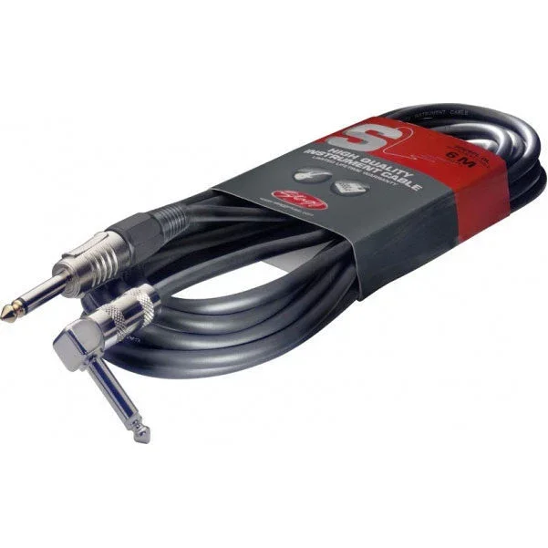 Stagg SGC10PL-DL, S-Series Deluxe Instrument Cable With Lifetime Warranty – 10 Metres
