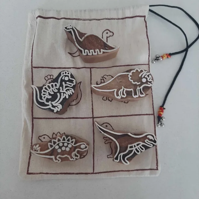 Stamps Traditional Block Print – Dinosaurs