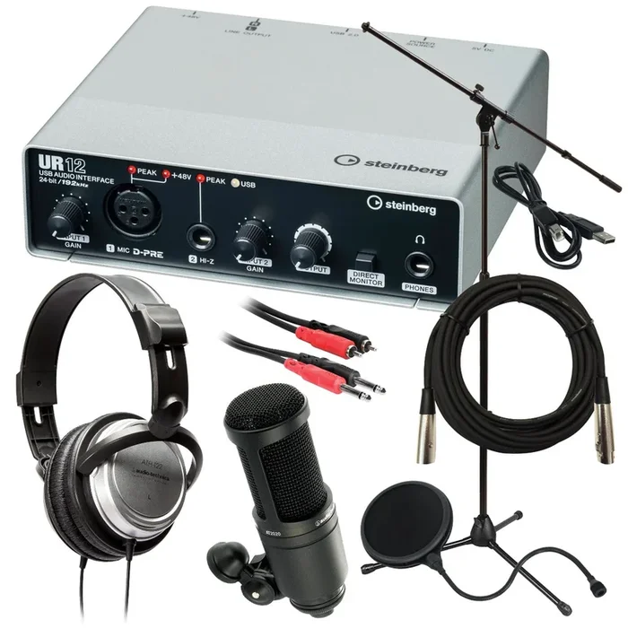 Steinberg UR12 USB Audio Interface STUDIO PAK
