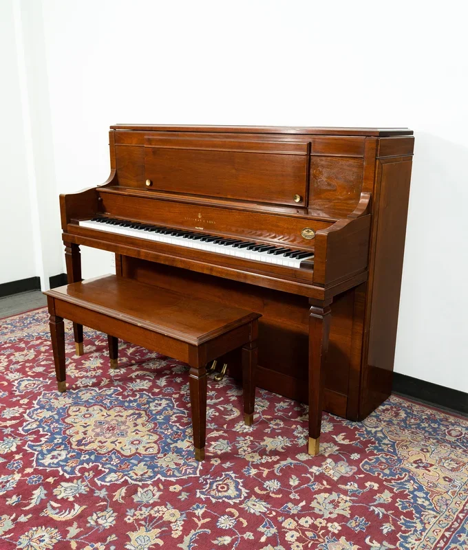 Steinway and Sons 45″ Upright Piano | Mahogany | SN: 546638 | Used