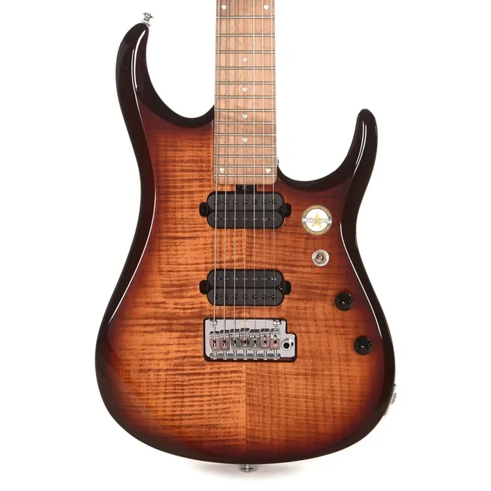 Sterling by Music Man JP15 Signature 7-String Flame Maple Island Burst