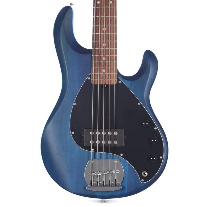 Sterling by Music Man S.U.B. Series StingRay5 5-String Trans Blue Satin