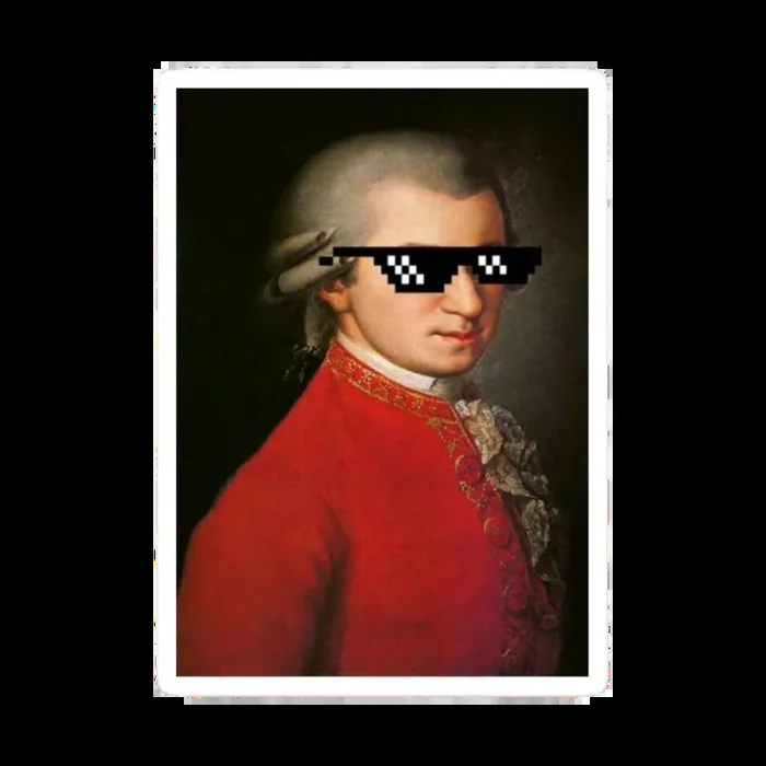 Sticker – Mozart with Sunnies