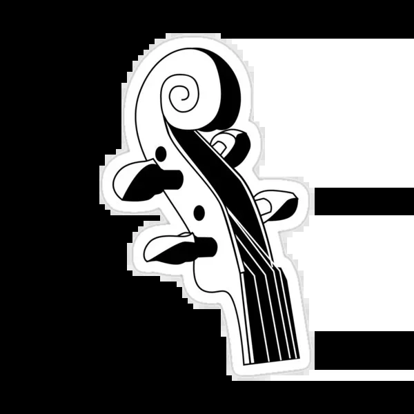 Sticker – Scroll (B&W)