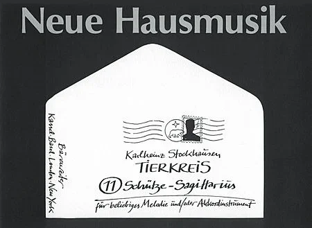 Stockhausen, Karlheinz: Schutze-Sagittarius (1975) for one or two violins, Barenreiter