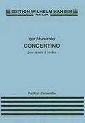Stravinksy, I.: (Score) Concertino for String Quartet (string quartet)