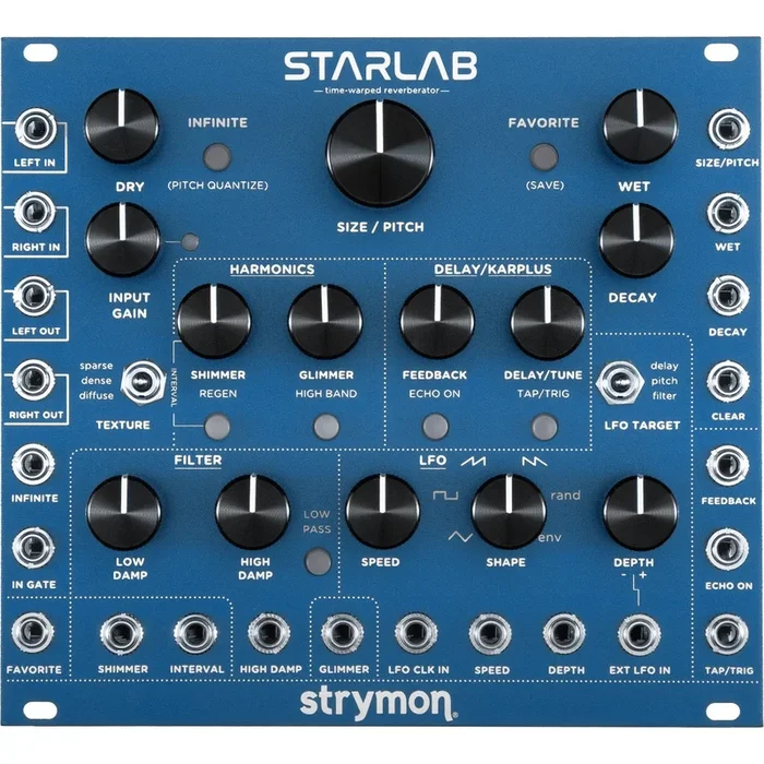 Strymon StarLab Time-Warped Reverberator Effects Module