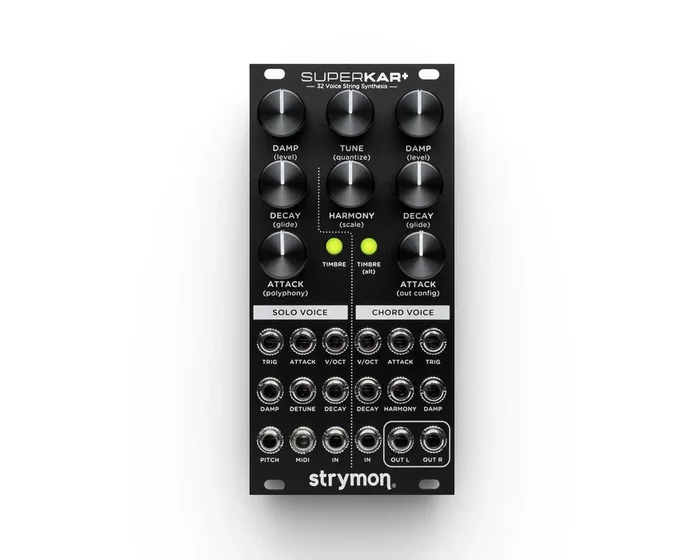 Strymon SuperKar+ 32 Voice String Synthesis Eurorack Module