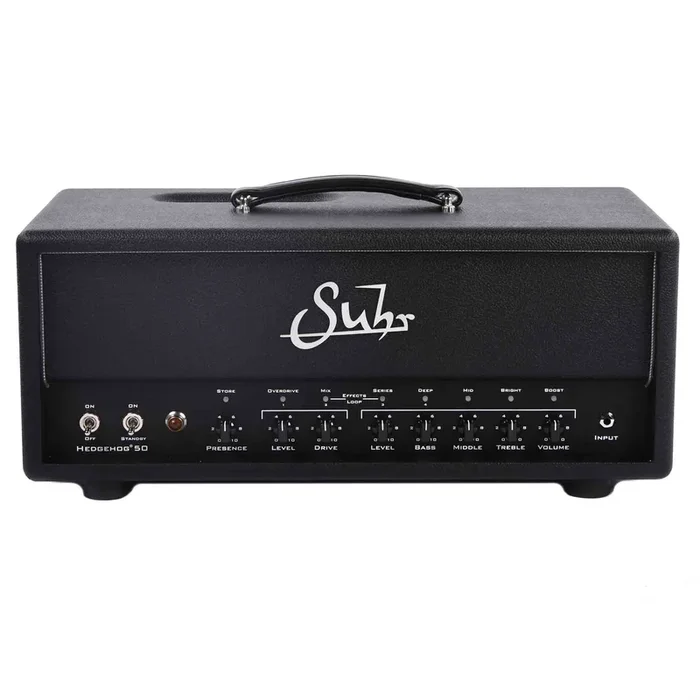Suhr Hedgehog 50 Single-Channel Amplifier Head Black w/Effects Loop & 4-Button Footswitch