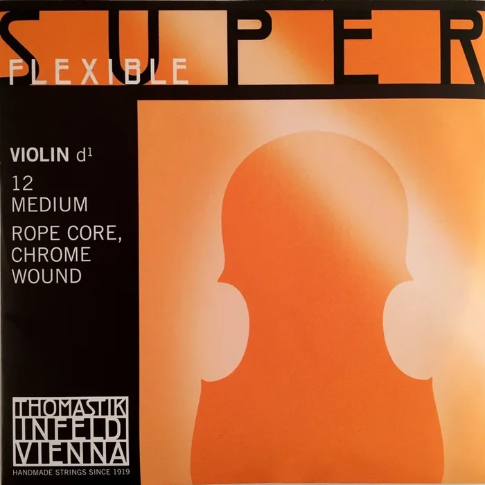 Superflexible Violin D String, chrome