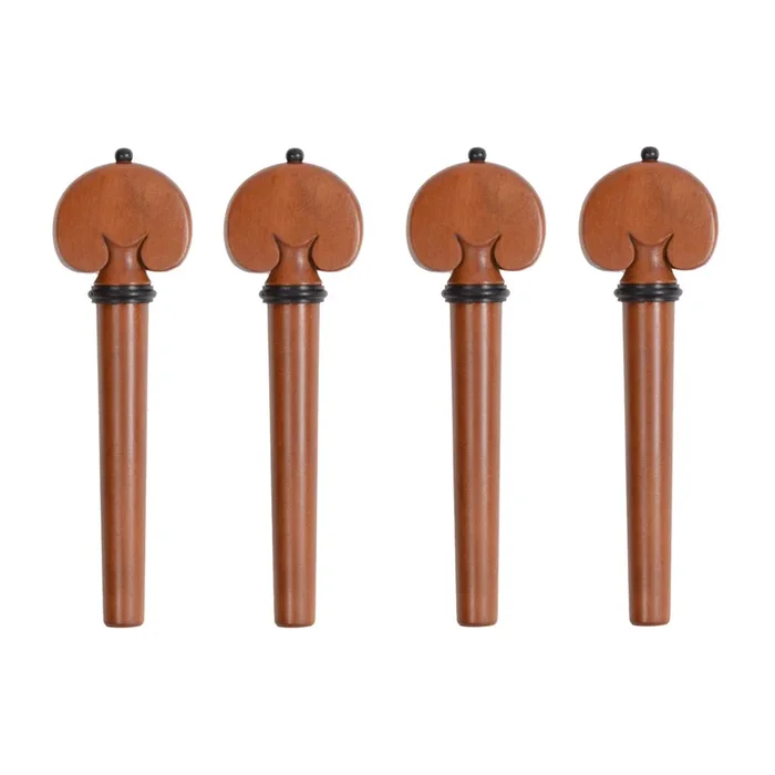 Supreme Heart Shaped Boxwood Viola Peg Set