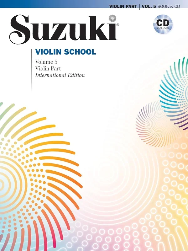 SUZUKI BOOK 5 W/ CD – VIOLIN