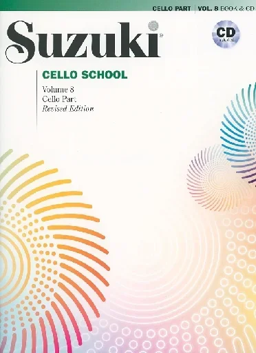 Suzuki: Cello School Vol. 8, revised (cello & CD)