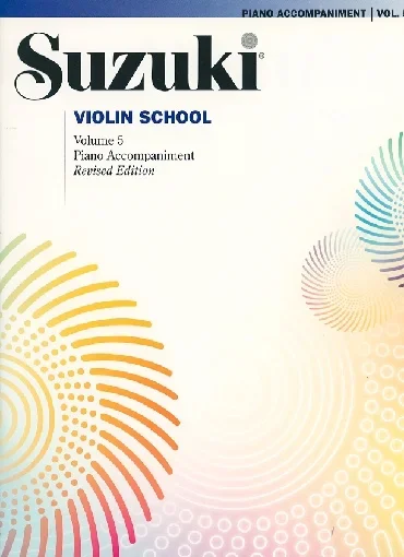 Suzuki: Violin School, Vol.5 – REVISED (piano accompaniment)