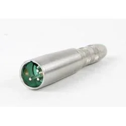Switchcraft Male XLR to Female 1/4″ Adapter
