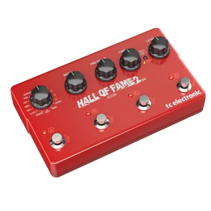 T.C. Electronic Hall of Fame 2 Mini X 4 Reverb Effect Pedal