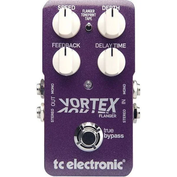 T.C. Electronic Vortex Flanger Guitar Effects Pedal – TonePrint Series