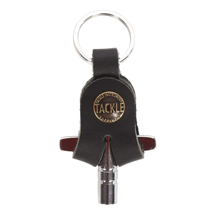 Tackle Leather Keychain Drum Key Holder Walnut