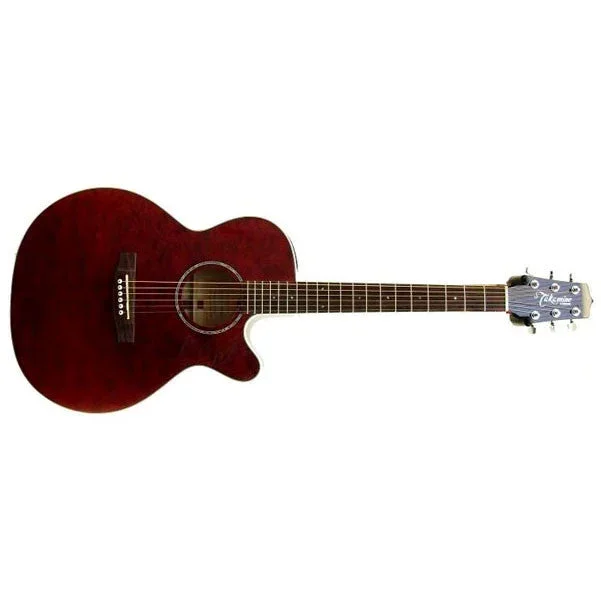 Takamine EG440C FMT Electro-Acoustic Guitar W/Cutaway – Trans Red