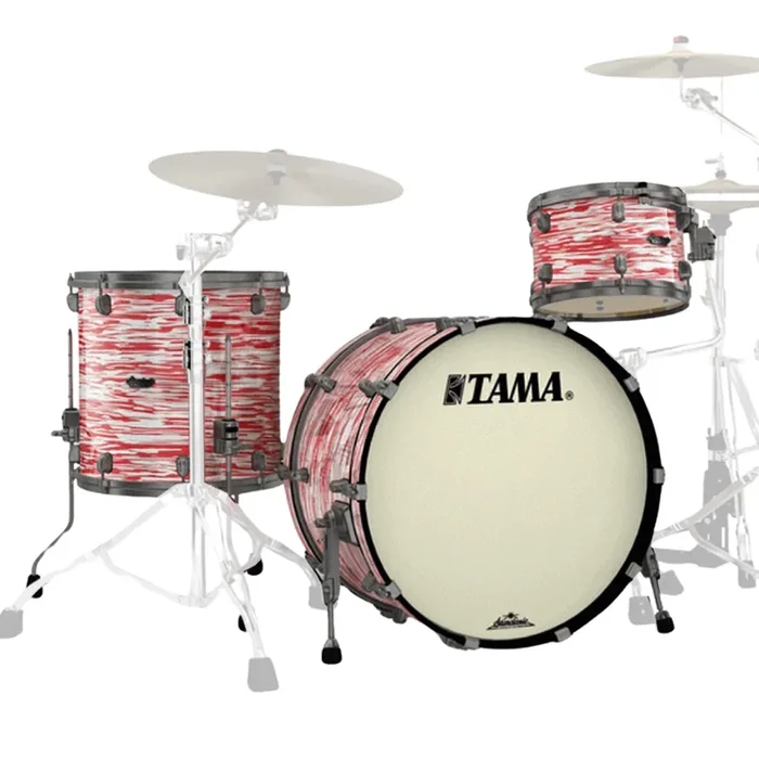 Tama MR32CZS Starclassic Maple 3-Piece Shell Kit – Red and White Oyster
