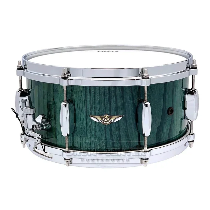 Tama Star Walnut Snare Drum 13×6 Light Indigo Japanese Chestnut