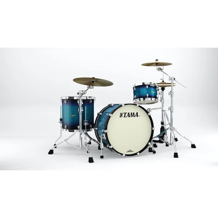 Tama Starclassic Maple 3pc Drum Set Molten Electric Blue Burst