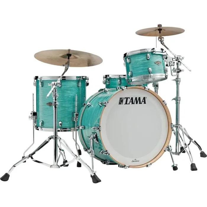 Tama Starclassic Walnut/Birch 3pc Drum Set w/22″BD Surf Green Silk