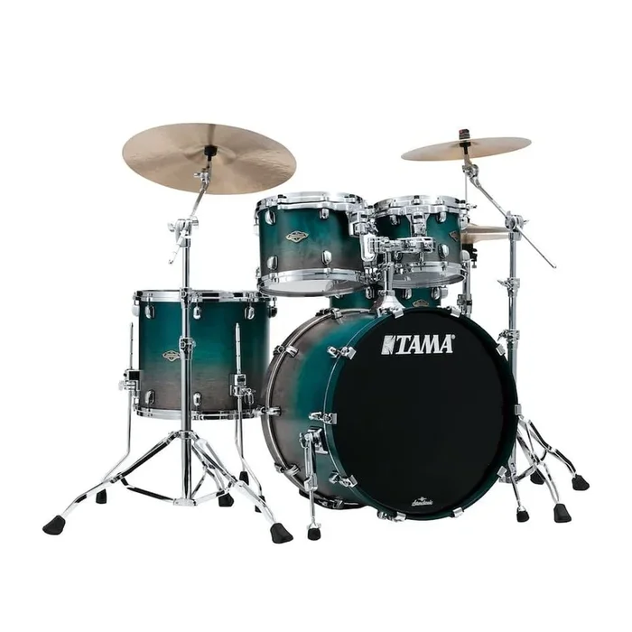 Tama Starclassic Walnut/Birch 4pc Drum Set Satin Sapphire Fade