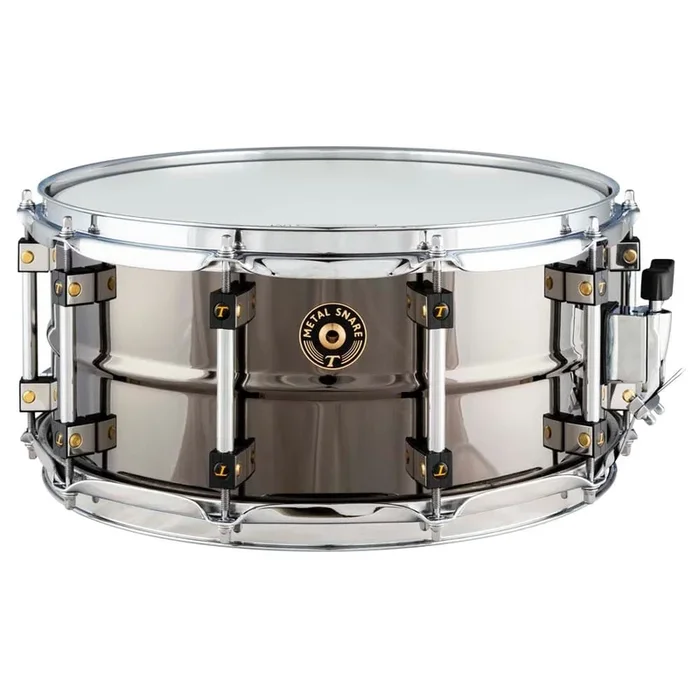 Tamburo Black Nickel Steel Snare Drum 14×6.5