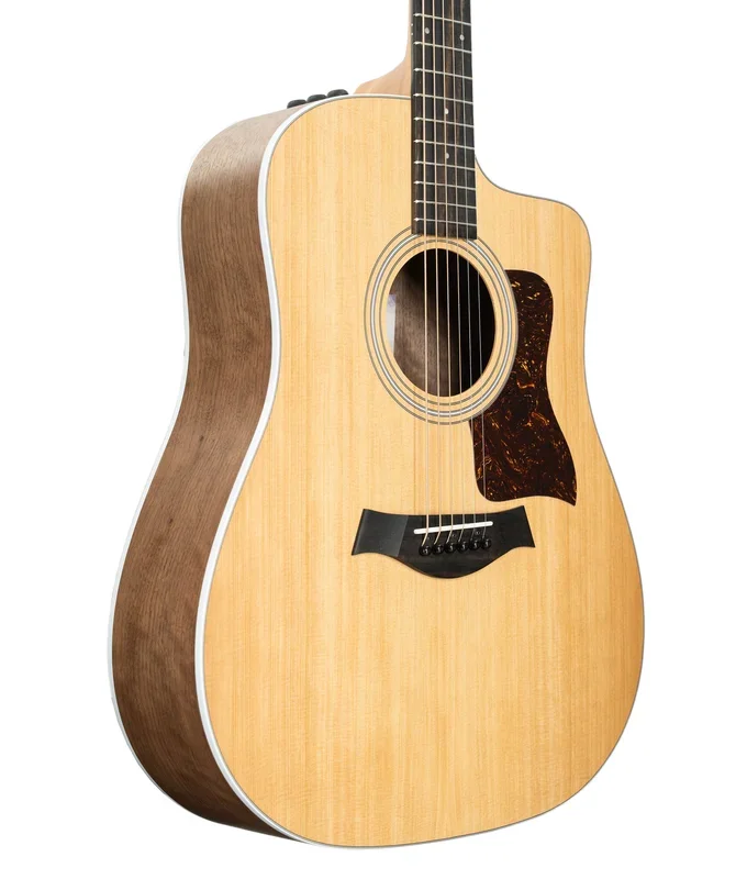 Taylor 210ce Dreadnought Solid Spruce/Walnut Acoustic-Electric Guitar – Natural