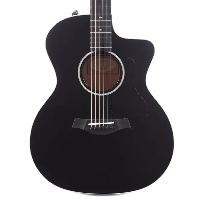 Taylor 214ce-BLK Deluxe Grand Auditorium Sitka/Maple Black ES2