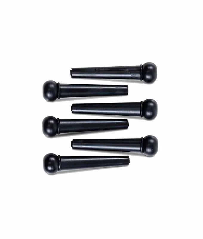 Taylor 7205 Ebony Bridge Pin Set – 6 Pack