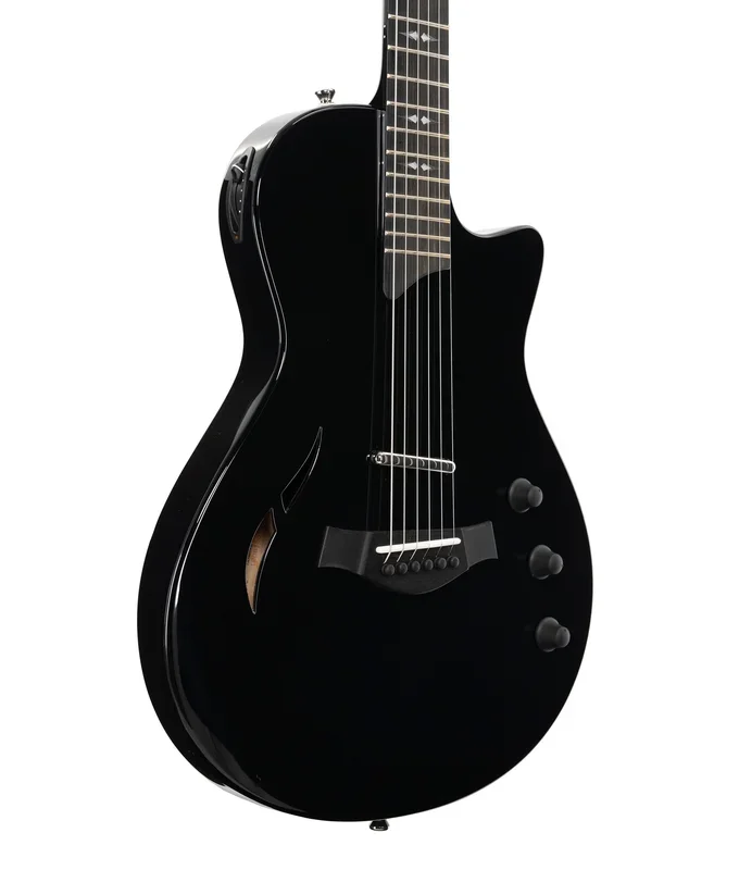 Taylor “Factory-Demo” T5z Pro Hollow-Body Electric-Acoustic Guitar w/ Armrest – Black | 3118