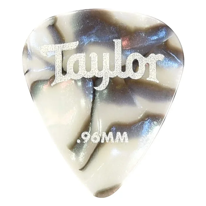 Taylor Celluloid 351 Picks Abalone 0.96mm 2 Pack (24) Bundle