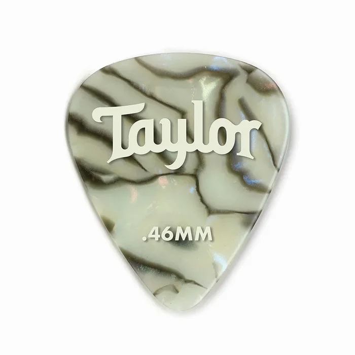 Taylor Celluloid 351 Picks (Light) .46mm 12-Pack – Abalone