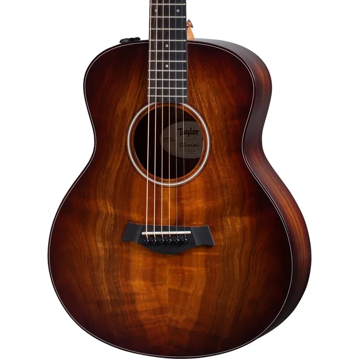 Taylor GS Mini-e Koa Plus Acoustic Electric Guitar, Hawaiian Koa