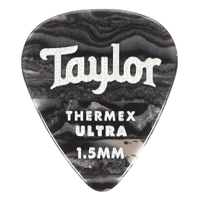 Taylor Premium Darktone 351 Thermex Ultra Picks Black Onyx 1.50mm 6-Pack