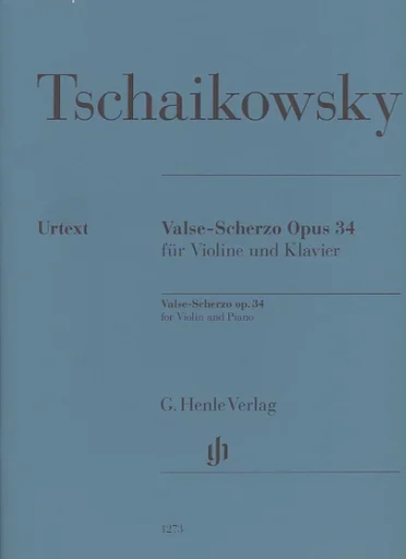 Tchaikovsky, P.I. (Komarov): Valse-Scherzo, Op.34 – URTEXT (violin, and piano)