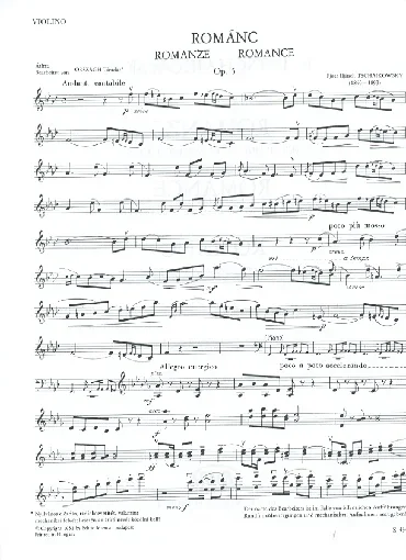 Tchaikovsky, P.I.: Romance Op.5 (violin & piano)