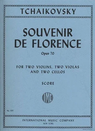 Tchaikovsky, P.I.: (Score) Souvenir de Florence, Op.70 (string sextet)