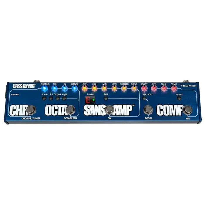 Tech 21 Bass Fly Rig Bass Multi-Effect Guitar Pedal
