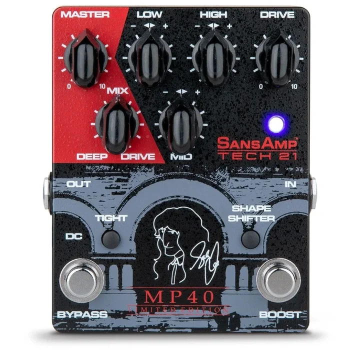 Tech 21 Geddy Lee MP40 Limited Edition Signature SansAmp Pedal