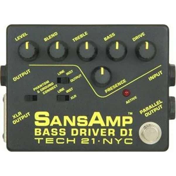 Tech 21 SansAmp Bass Driver DI Bass Pedal