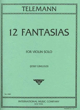 Telemann, G.P. (Gingold): 12 Fantasias (Violin)