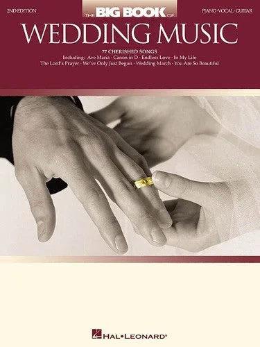 The Big Book of Wedding Music – Piano/Vocal/Guitar Songbook