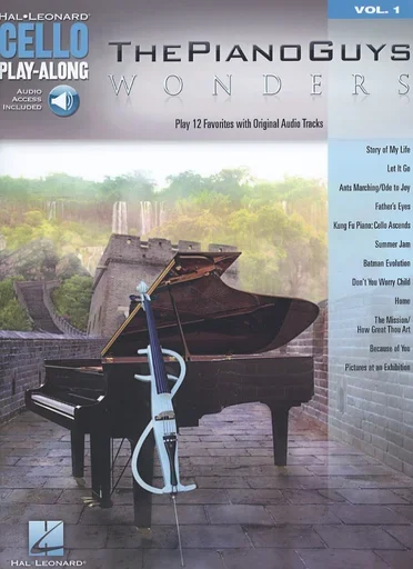 The Piano Guys – Wonders, Play 12 Favorites with Original Audio Tracks, Volume I (cello, and audio accompaniment)