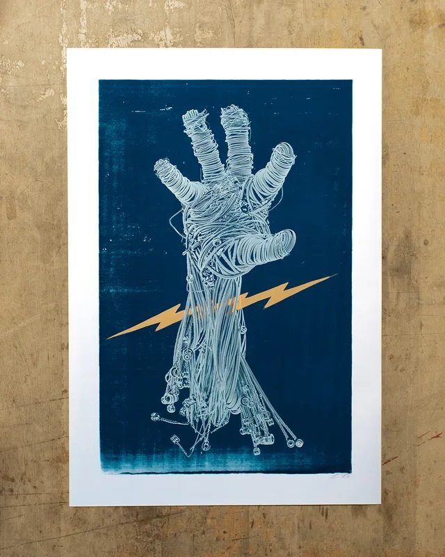 THE PICKING HAND SCREEN PRINT : 04/15