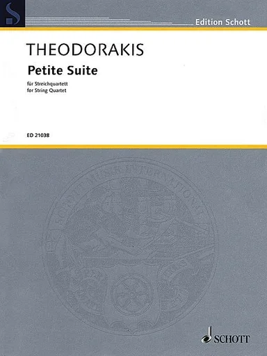 Theodorakis, Mikis: Petite Suite for String Quartet (score and parts)